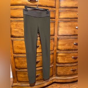 BCBGMAXAZRIA Olive Green Leggings Sz S